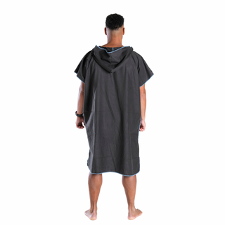 Micro fibre towel hoodie rear view