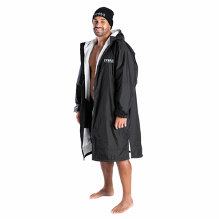 Side View of Immerse Recovery Dry Robe Coat